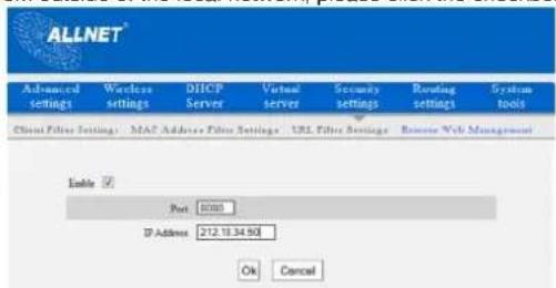 Allnet ALL02300N - Remote Web Management - 1