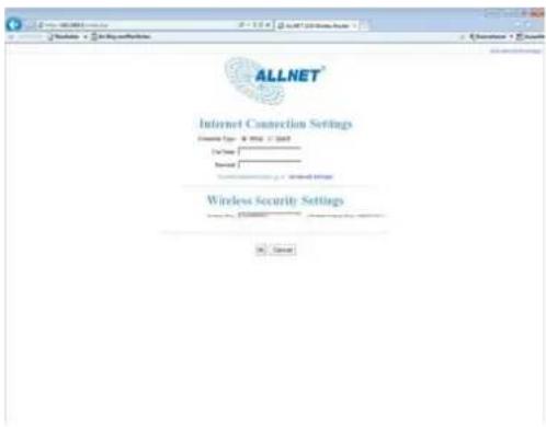 Allnet ALL02300N - Log in to the Router - 2
