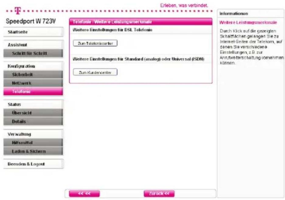T-Mobile Speedport W 723V - Weitere Leistungsmerkmale - 1