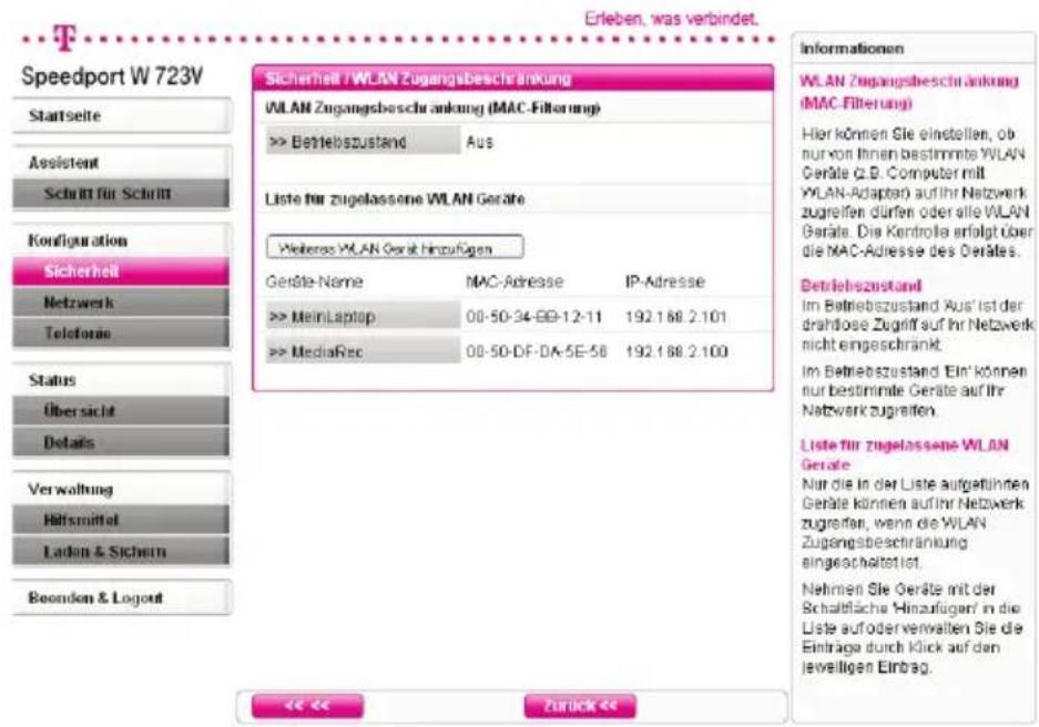 T-Mobile Speedport W 723V - PIN Methode - 1