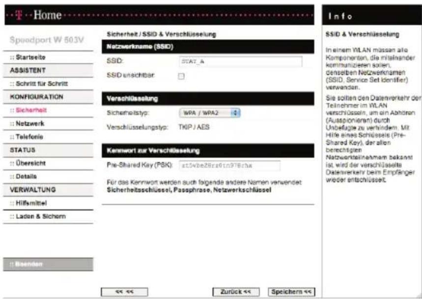 T-Mobile Speedport W 723V - Konfiguration des Repeaters (hier: Speedport W 503V) - 1