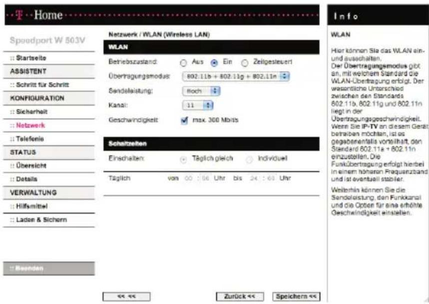 T-Mobile Speedport W 723V - Konfiguration des Repeaters (hier: Speedport W 503V) - 3