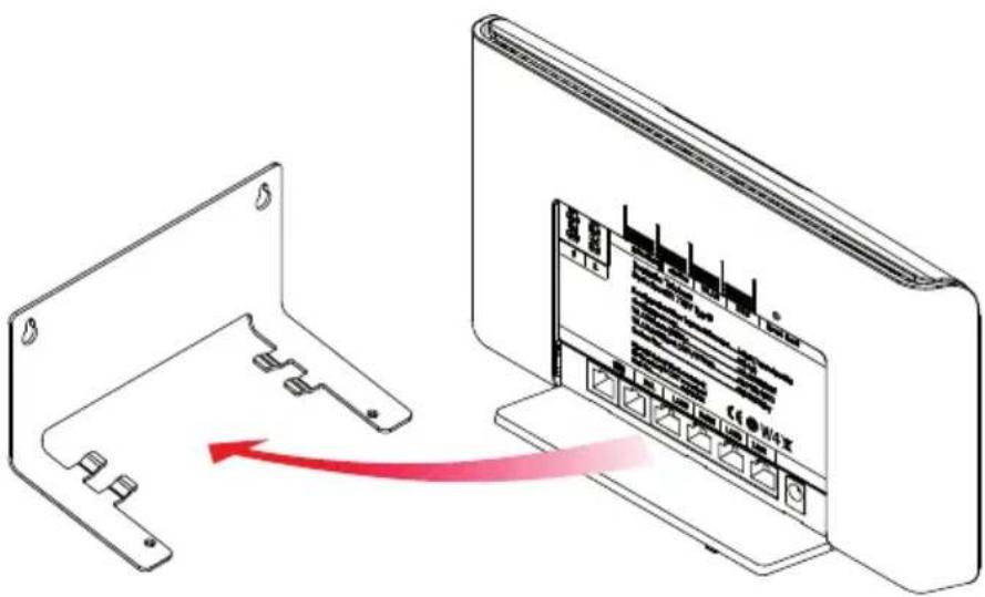 T-Mobile Speedport W 723V - Wandmontage des Speedport - 2