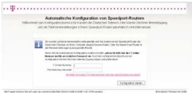 T-Mobile Speedport W 723V - Automatische Konfiguration erneut starten - 2