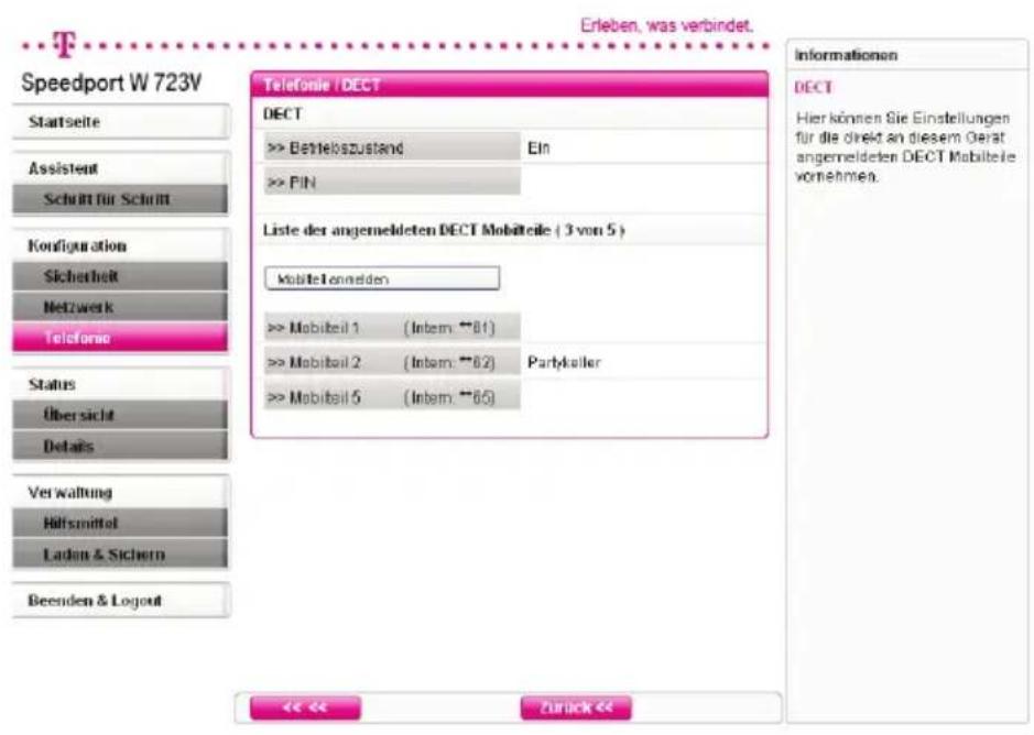 T-Mobile Speedport W 723V - Endgerätetyp - 3