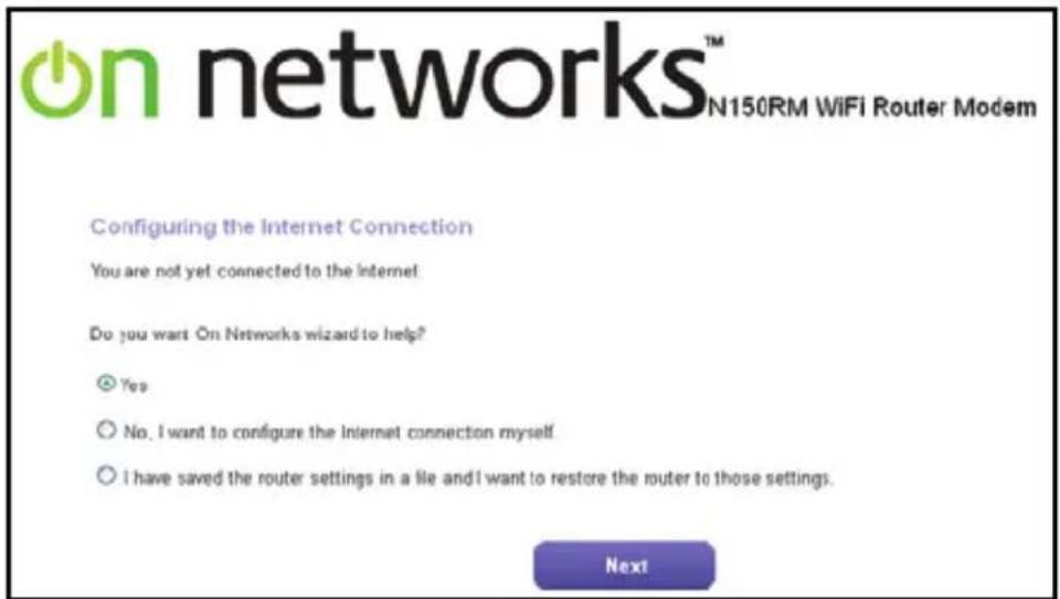 On Networks N150RMB - Öffnen Sie einen Browser. - 1