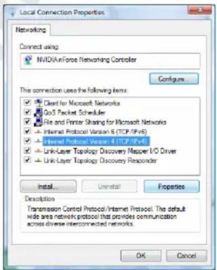 Local Connection Properties Networking Connect using NVIDIA GeForce Networking Controller Configurs... The connection uses the following items: ✓ Client for Microsoft Networks ✓ GoS Packet Scheduler ✓ File and Printer Sharing for Microsoft Networks ✓ Internet Protocol Version 5 (TCP/IPv6) ✓ Internal Protocol Version 4 (TCP/IPv5) ✓ Link-Layer Topology Discovery Mapper I/O Driver ✓ Link-Layer Topology Discovery Responder Install... Uninstall Properties Descalption Transmission Control Protocol/Internet Protocol. The default wide area network protocol that provides communication across diverse interconnected networks. OK Cancel