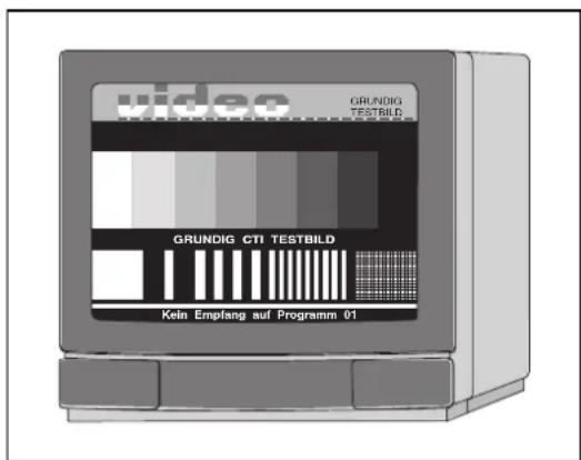 video GRUNDIG TESTBILD GRUNDIG CTI TESTBILD Kein Empfang auf Programm 01