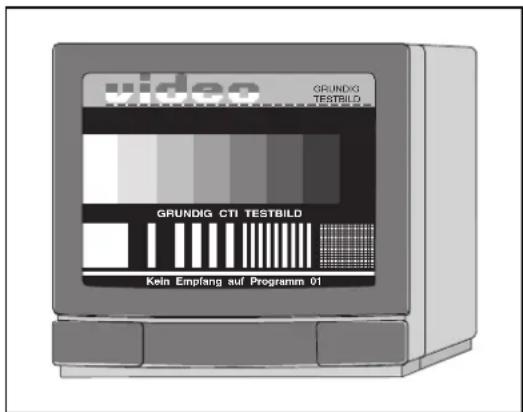 wideo GRUNDIG TESTBILD GRUNDIG CTI TESTBILD Kein Empfang auf Programm 01