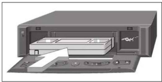 GRUNDIG GV 640 - Cassette einschieben - 1