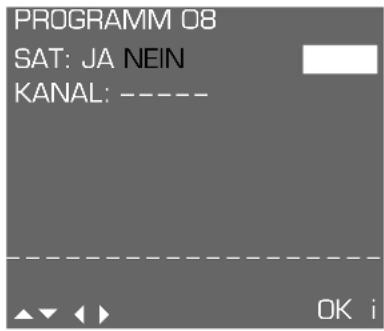 PROGRAMM 08 SAT: JA NEIN KANAL: ---- OK i