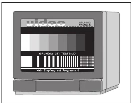 video GRUNDIG TESTBILD GRUNDIG CTI TESTBILD Kein Empfang auf Programm 01