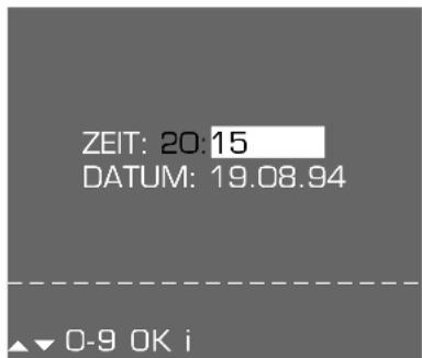 ZEIT: 20:15 DATUM: 19.08.94 0-9 OK i