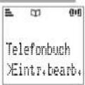 GRUNDIG Illion Lite - Einen Telefonbucheintrag ändern - 1