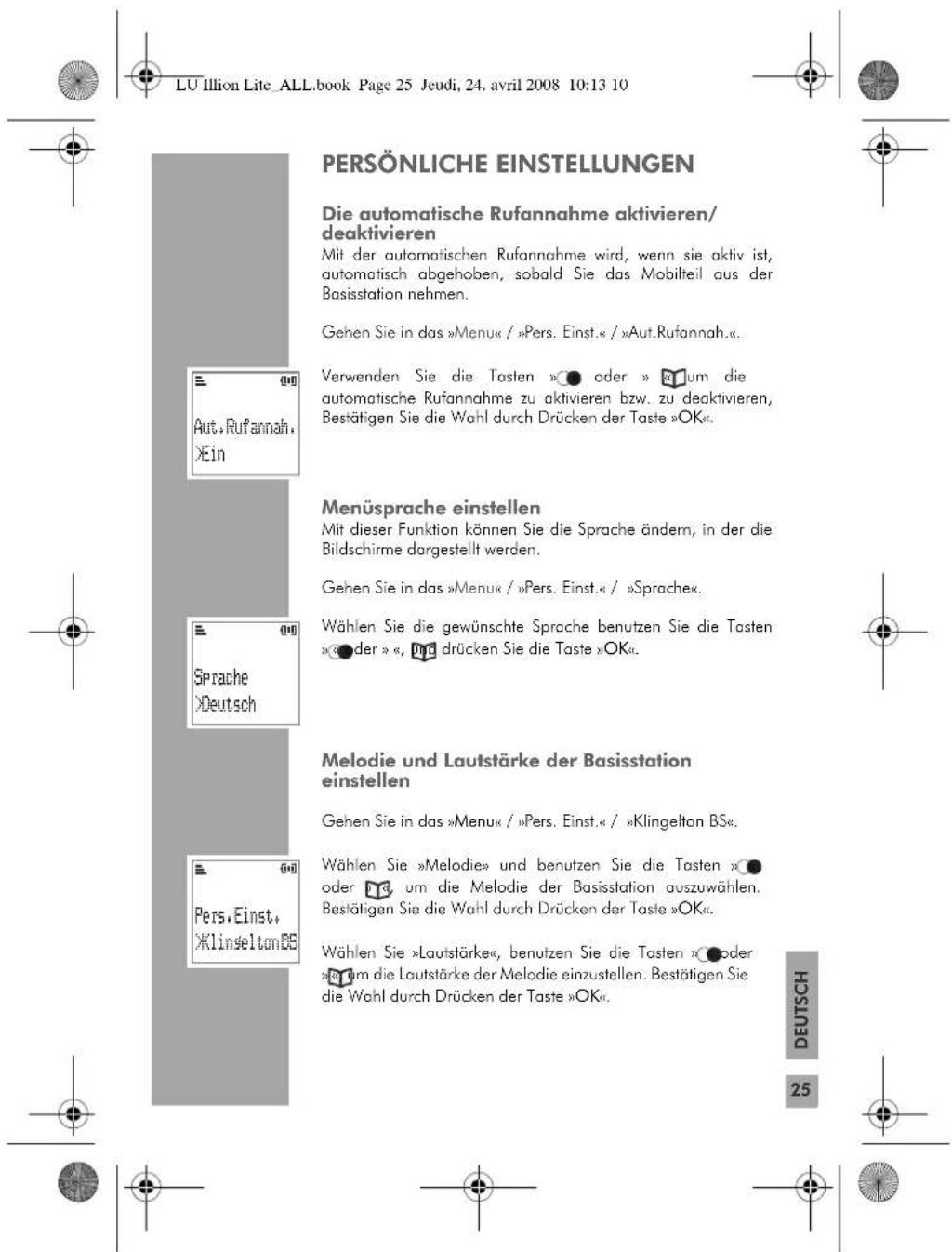 GRUNDIG Illion Lite - Den Namen des Mobilteils personalisieren - 6