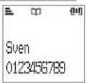 GRUNDIG Illion Lite - Einen Telefonbucheintrag einsehen - 1