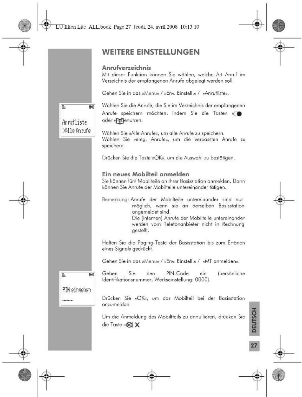 GRUNDIG Illion Lite - Wahlverfahren einstellen (Gemäß Land) - 11