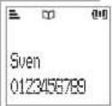GRUNDIG Illion Lite A - Einen Telefonbucheintrag einsehen - 1