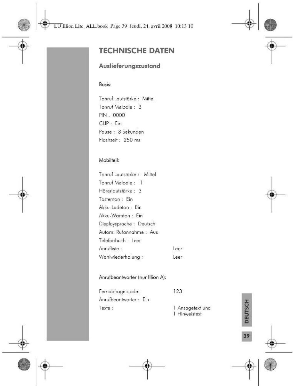 GRUNDIG Illion Lite A - Betriebsweise der Fernbedienung - 36