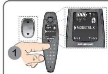 GRUNDIG D790A - Aktivieren der Raumüberwachung - 1