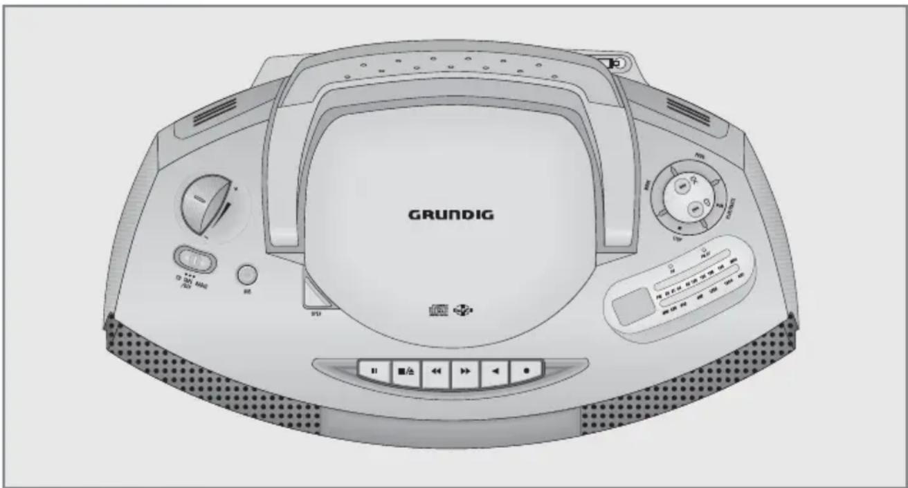 GRUNDIG GRRCD 13 - Bedienelemente - 4