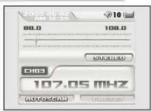 207.05 MHz AM: 16.15 88.0 108.0 CH03 107.05 MHz AUTOSCAN