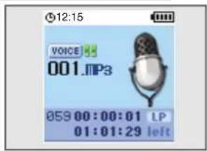 512:15 VOICE 001.MP3 059 00:00:01 LP 01:01:29 left