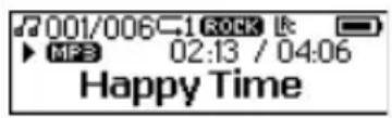 001/006→1 ROCK ▶ MP3 02:13 / 04:06 Happy Time