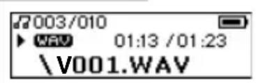 003/010 WAV 01:13 /01:23 \V001.WAV