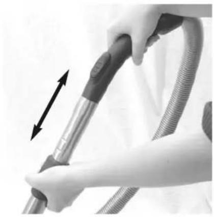 FAKIR Air Wave S 200 - Setting the length of the suction tube - 1