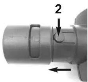 FAKIR Air Wave S 200 - Hand-Turbobürste (für Modelle Air Wave, S 200, S 250): - 2