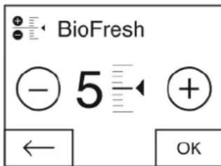LIEBHERR KB 3750 Premium - Temperatur im BioFresh-Teil einstellen - 1