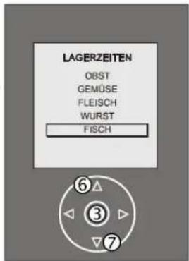 LIEBHERR CBNPes 5167 PremiumPlus BioFresh NoFrost - Menüpunkt LAGERZEITEN im Hauptmenü - 1