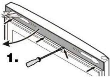LIEBHERR CBNPes 5167 PremiumPlus BioFresh NoFrost - Achtung! Vor dem Türanschlagwechsel den Netzstecker ziehen. - 1