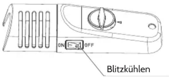 ON OFF Blitzkühlen
