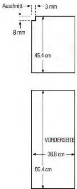 IOMABE ORG S2 DFF 6R - Dimensionen für die sonderangefertigte Holzverkleidungen - 2