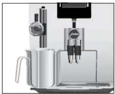 JURA Impressa J95 - Cappuccino-Düse spülen - 1