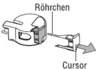Röhrchen Cursor