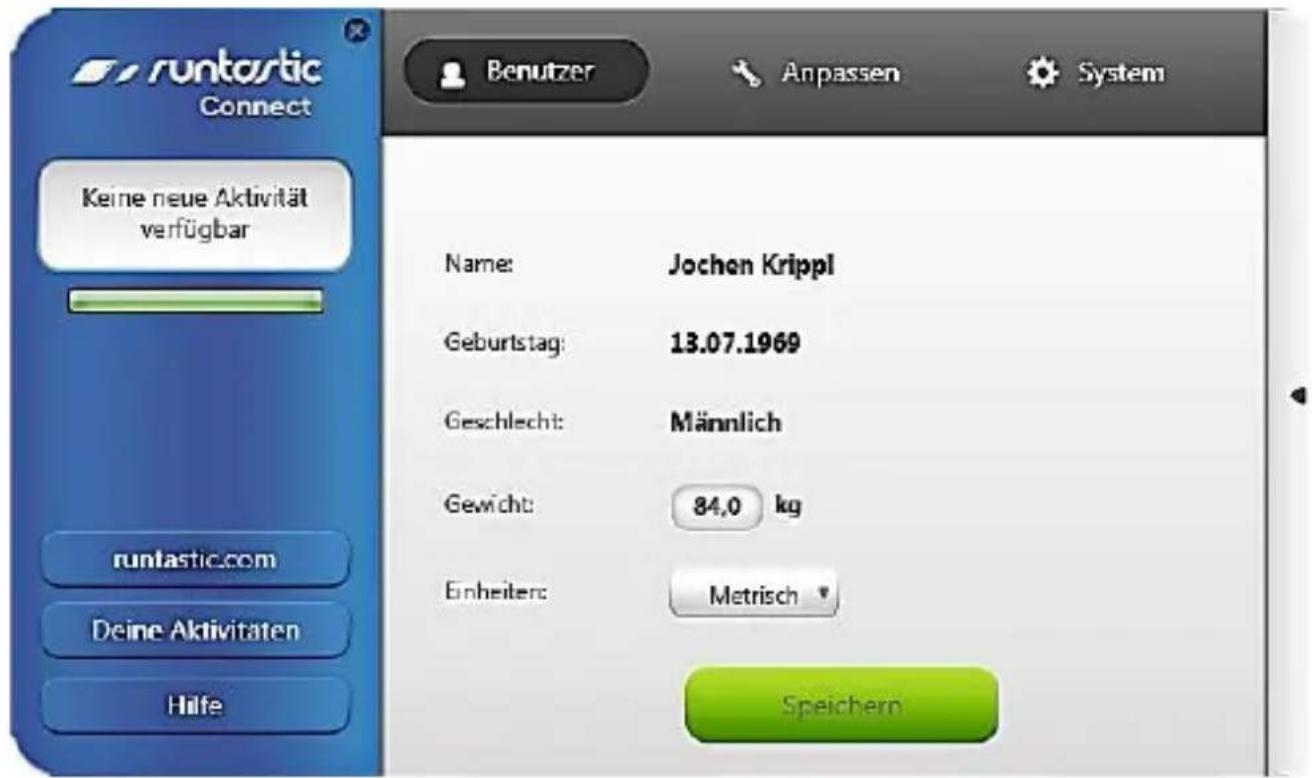 Runtastic Connect - „Benutzer“ - 1