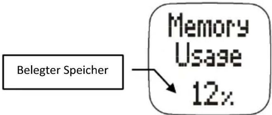 Runtastic Connect - Speicherstatus abrufen - 1