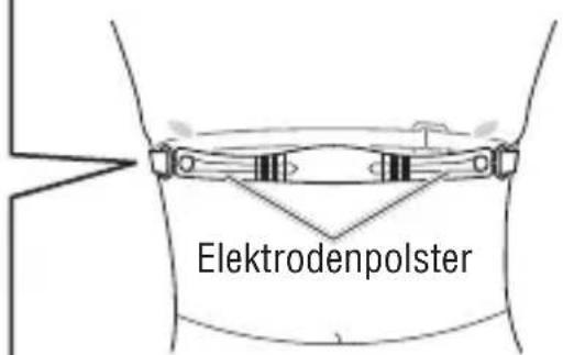 Cateye MSC-CY300 - Tragen des Sensors für die Herzfrequenz - 2