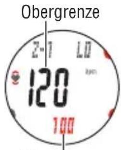 Cateye MSC-CY300 - Einstellen der Herzfrequenz-Zielzonen HR ZONE - 10