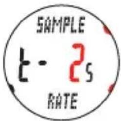 Cateye MSC-CY300 - Einstellen des Aufnahmeintervalls SAMPLE RATE - 9