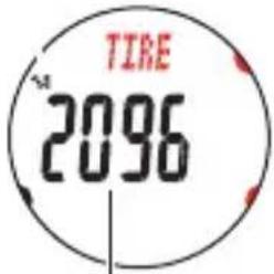 Cateye MSC-CY300 - Einstellen des Reifenumfangs TIRE - 4