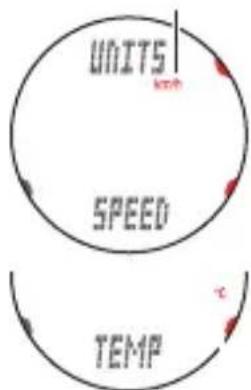 Cateye MSC-CY300 - Auswählen der Maßeinheit - 6