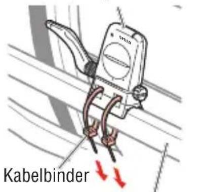 Cateye MSC-CY300 - 1-1. Lockeres Anbringen der Sensoreinheit - 1