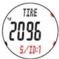 Cateye MSC-CY200 - Einstellen des Reifenumfangs TIRE - 7