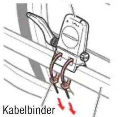 Cateye MSC-CY200 - 1-1. Lockeres Anbringen der Sensoreinheit - 1