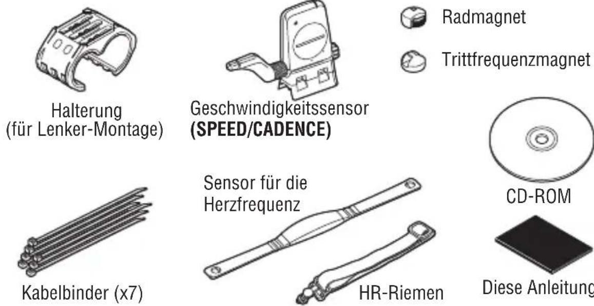 Cateye MSC-CY200 - Beschreibung der Sportuhr und ihrer Teile - 3