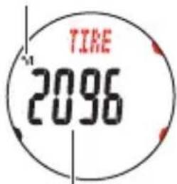 Cateye MSC-CY200 - Einstellen des Reifenumfangs TIRE - 4